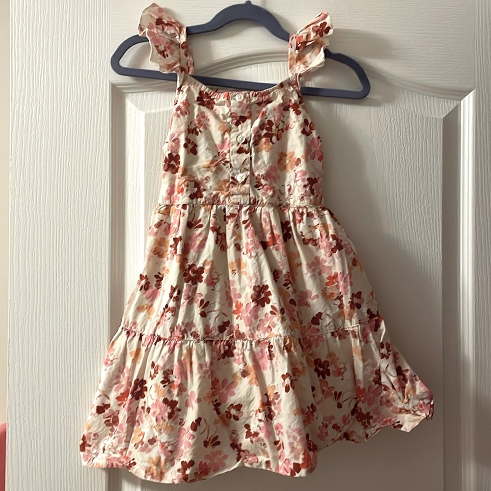 Best World floral dress butterfly sleeve 4T